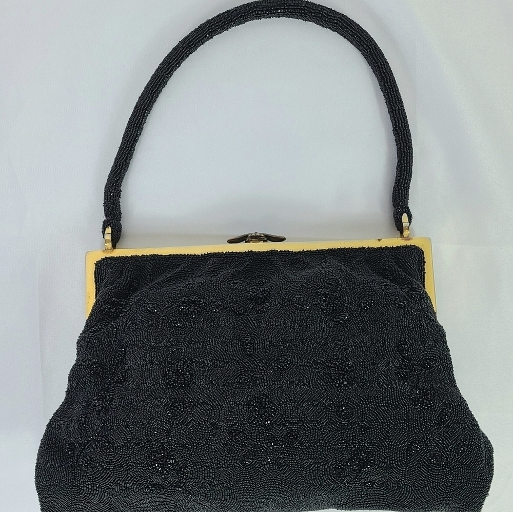 Vintage Lovers Dream Hand Beaded Evening Bag - Picture 3 of 11